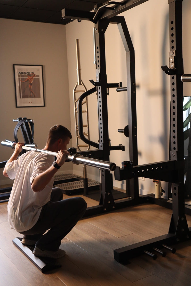 De Grip in de sportschool bij het squatrek