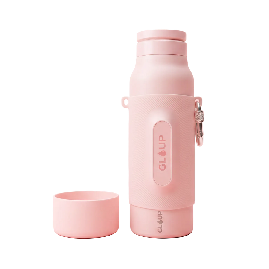 Dusty blush — met karabijnhaak en bekertje