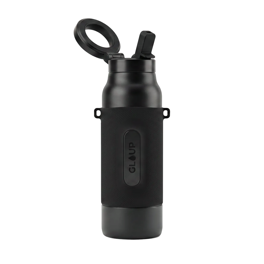Stealth black — dop open met drinktuit